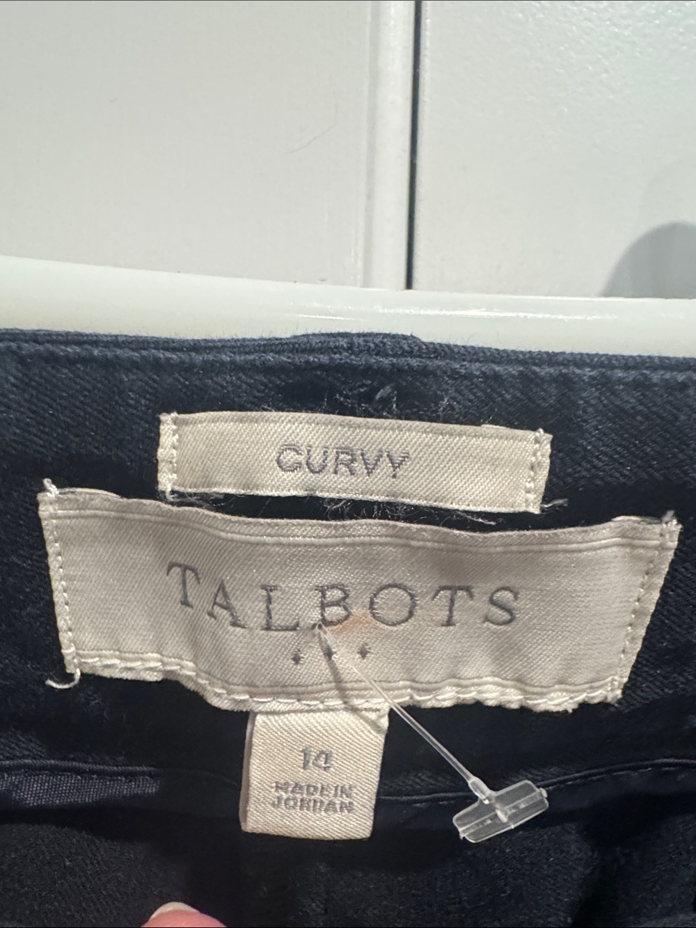 Talbots Curvy Navy Pants - Picture 2 of 7
